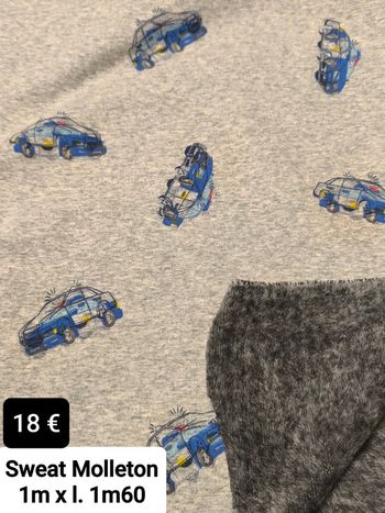 Sweat molleton police gris