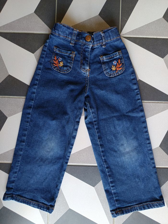 Jean poches fleuries Sergent major 4 ans
