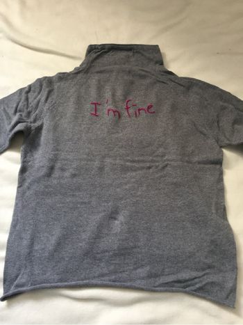 Pull 14 ans I’M fine