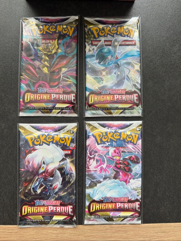 Pokémon Lot Artset Booster Origine Perdue Épée et Bouclier EB11  Neuf Français - photo numéro 2