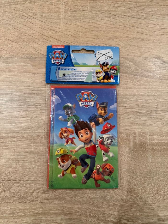 Carte invitation Paw Patrol - photo numéro 3
