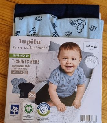 Lot 2 t-shirt bébé garçon neuf