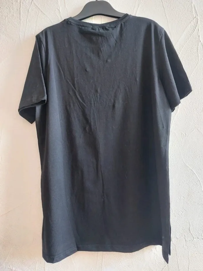 T-shirt noir 'Au clair de la lune' Taille M/L - photo numéro 5