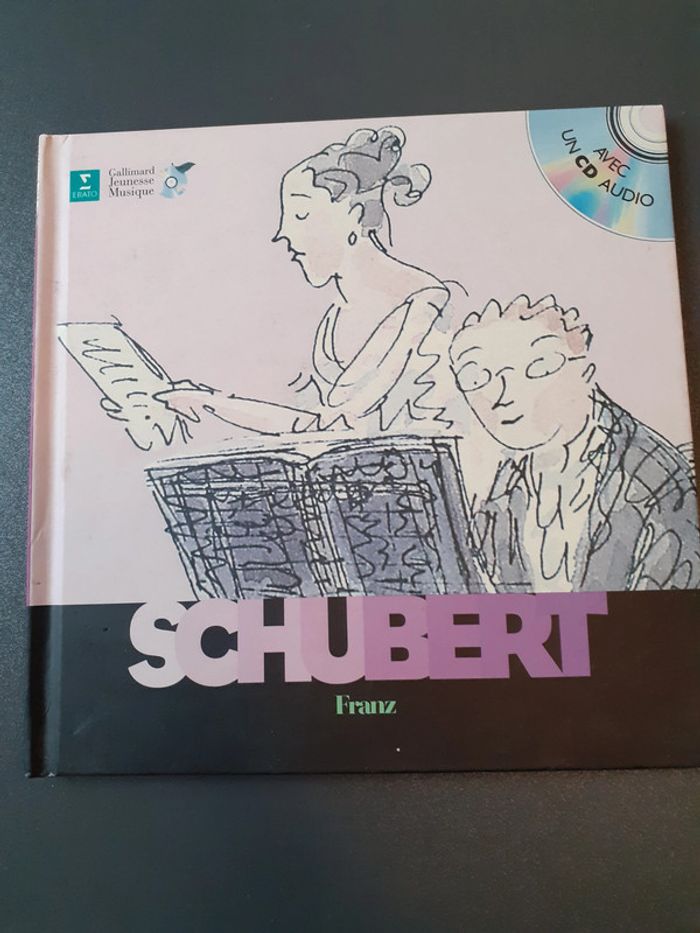 Livre Franz Schubert (+ CD) Galimard Jeunesse Musique