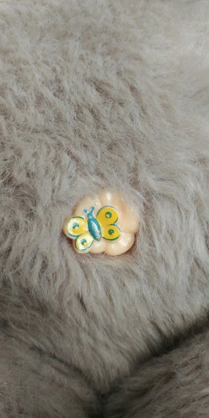 Peluche de collection vintage ours nombrilou Ajena Pampers - photo numéro 4