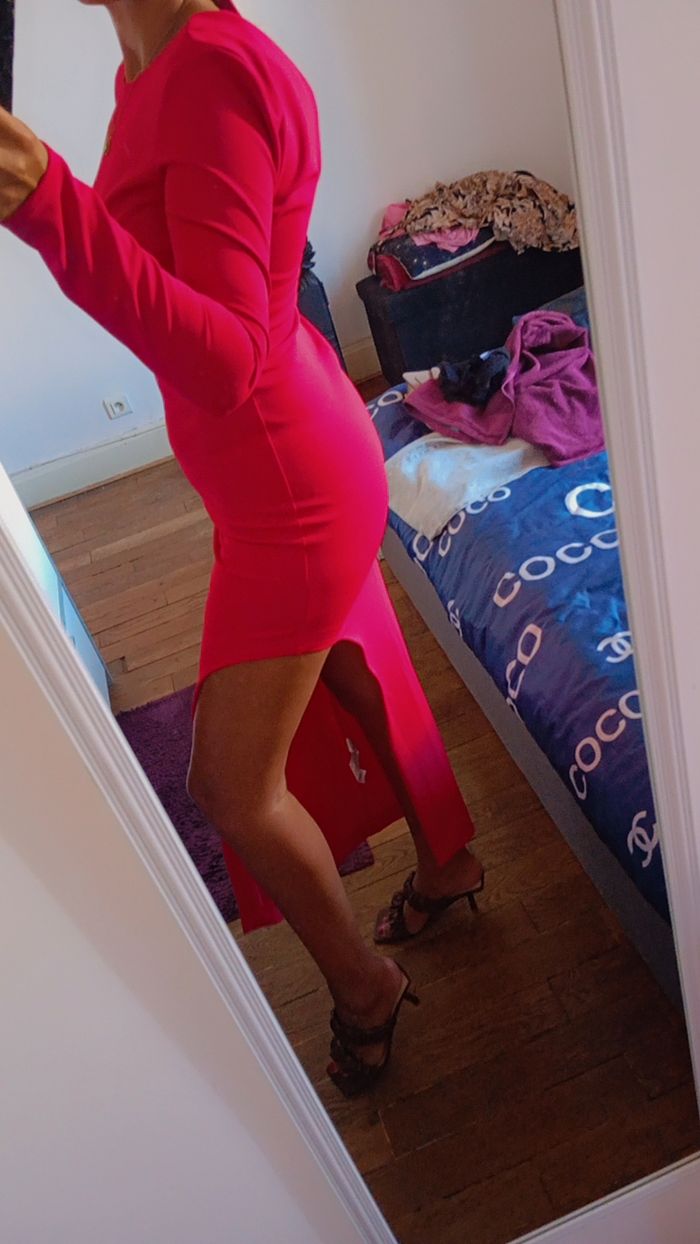 Sublime robe Zara rouge M - photo numéro 3