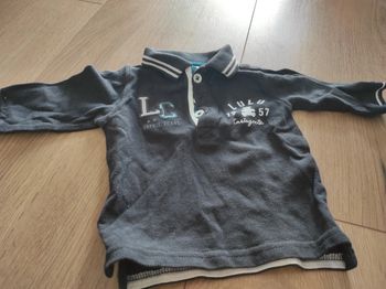 Polo manches longues 3 mois