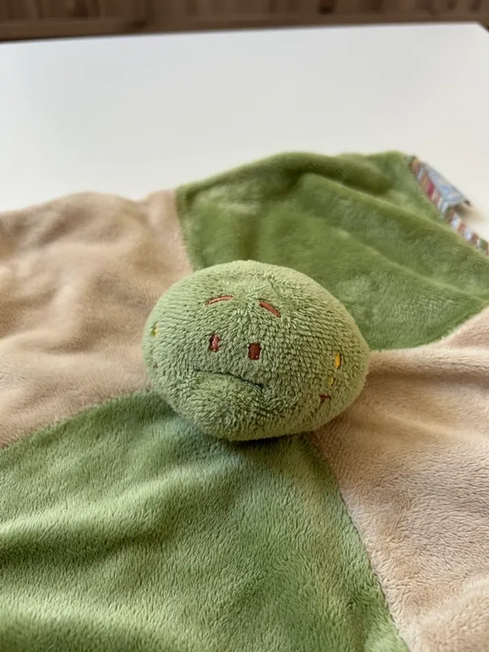 Doudou plat grenouille noukies - photo numéro 2