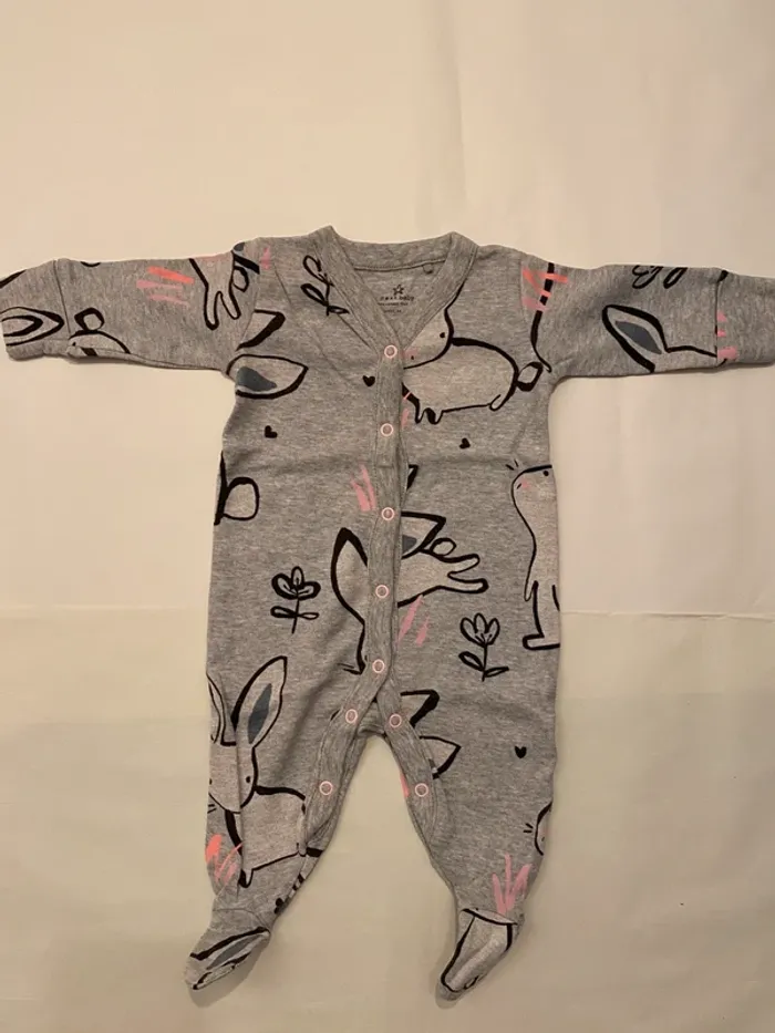 Lot 6 pyjamas fille taille 3 mois - photo numéro 5