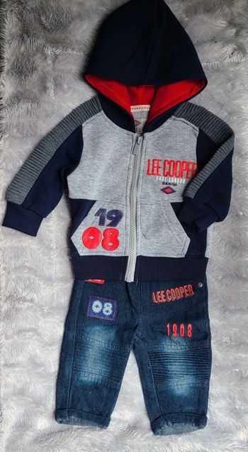Ensemble gilet et jean lee cooper neuf