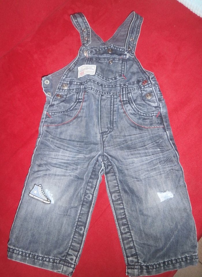 Salopette en jean's doublée garçon