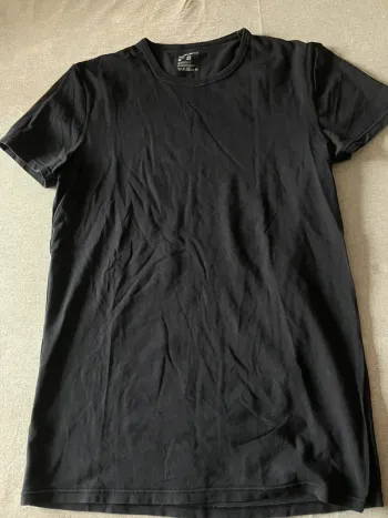 T-shirt noir basique – Homme – Taille S