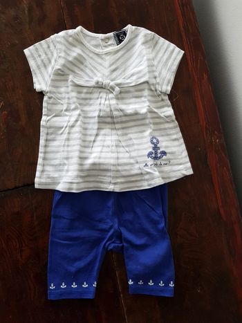 Ensemble fille 6 mois