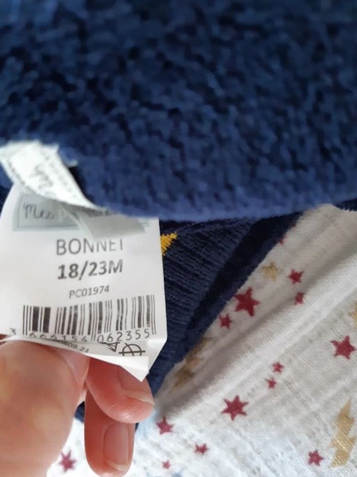 Ensemble Bonnet, tour de cou, mouffles Petits cailloux 18-23mois - photo numéro 2