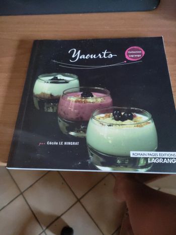 Livre recettes yaourts