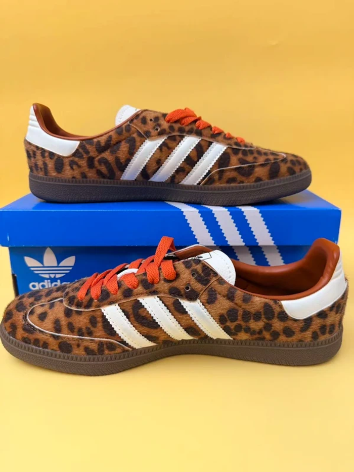 Adidas Samba Preloved Léopard Rouge 41 - photo numéro 3