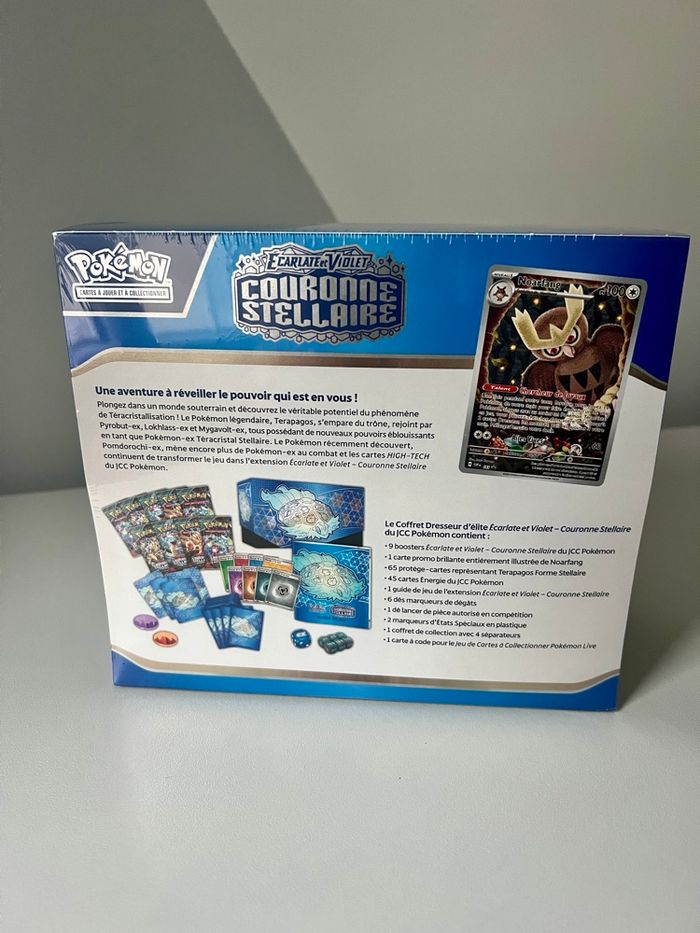 Etb coffret dresseur d’élite couronne stellaire ev07 ev7 cartes Pokémon - photo numéro 2