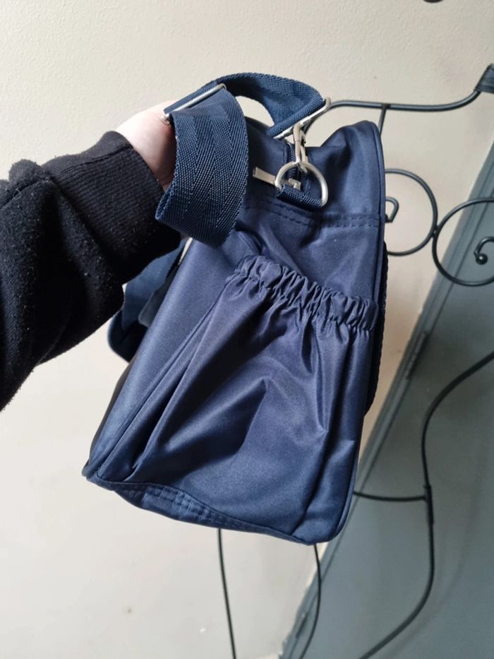 Grand sac bleu et blanc - photo numéro 2