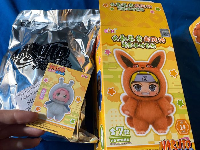 Sakura + Sasuke - Naruto Cute Beast Party plush keychain - photo numéro 16