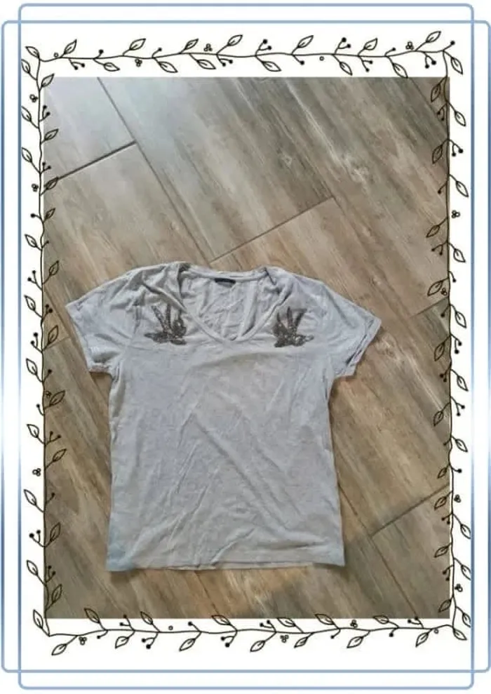 T-shirt gris Ikks women, très bon état, taille S