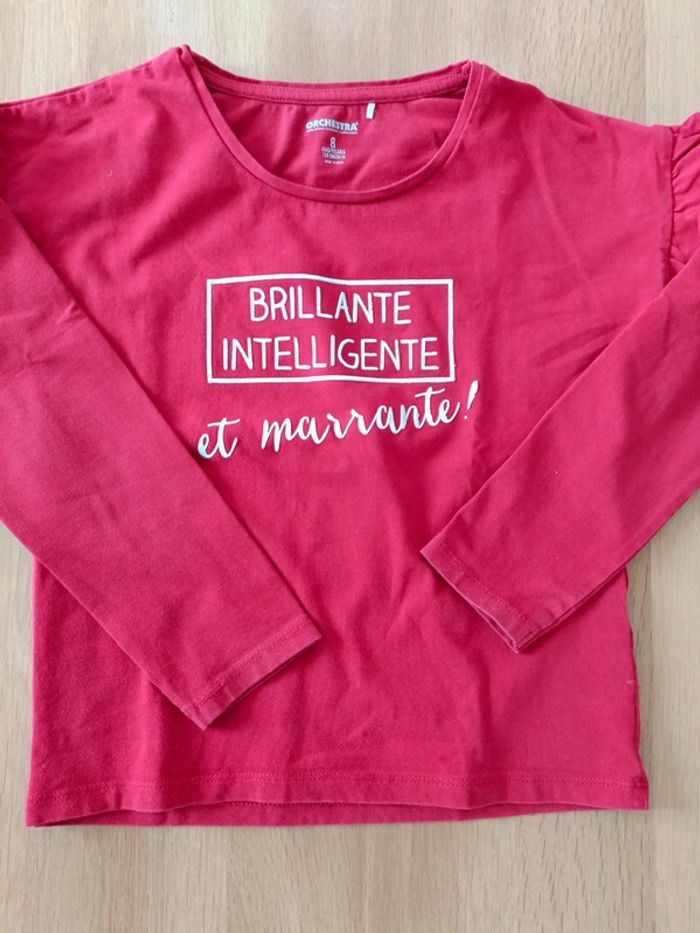 Tee-shirt rouge orchestra