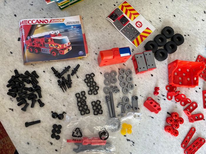 Meccano junior Camion de Pompiers - photo numéro 6