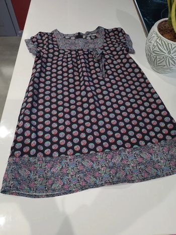 Tunique avec rond multicolores, taille 8 ans