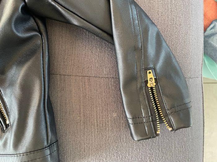 Blouson style Perfecto noir Orchestra 4 ans - photo numéro 6