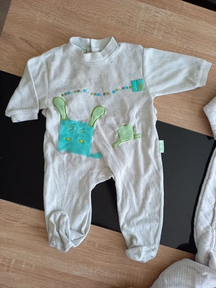 Lot 3 pyjamas Mixte 6 mois - photo numéro 3