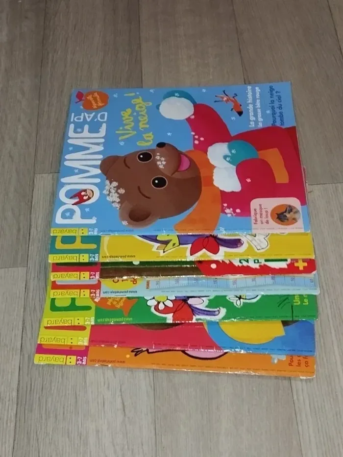 Lot de 7 magazines Pomme d’Api année 2017 L014 - photo numéro 4