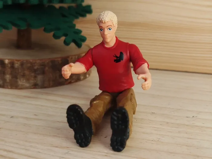 Schleich homme blond Figurine personnage articulé - photo numéro 2