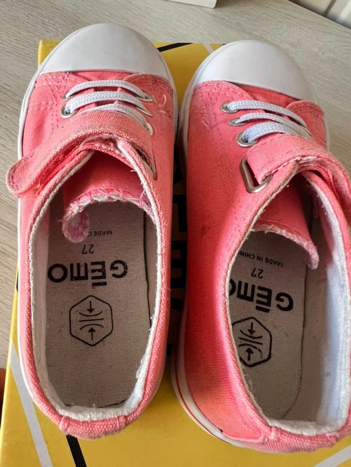 Basquettes sleep on Gémo rose fluo 27 - photo numéro 4