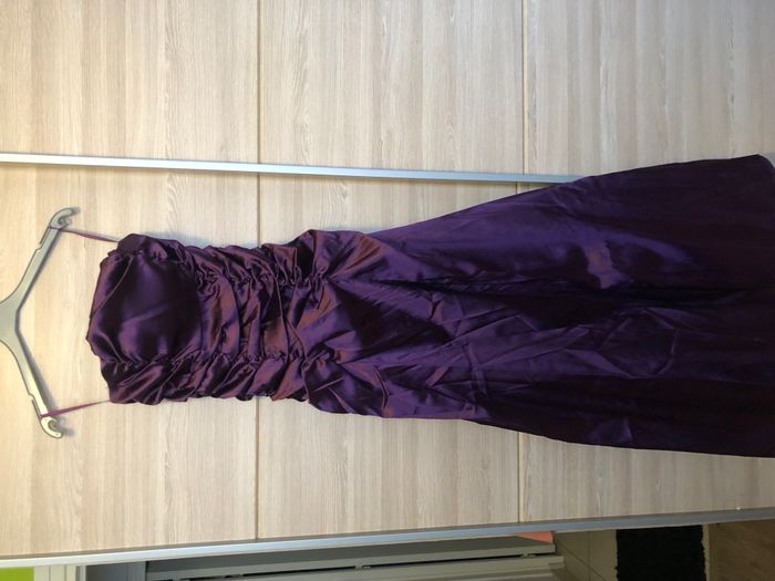 Robe bustier violette t4