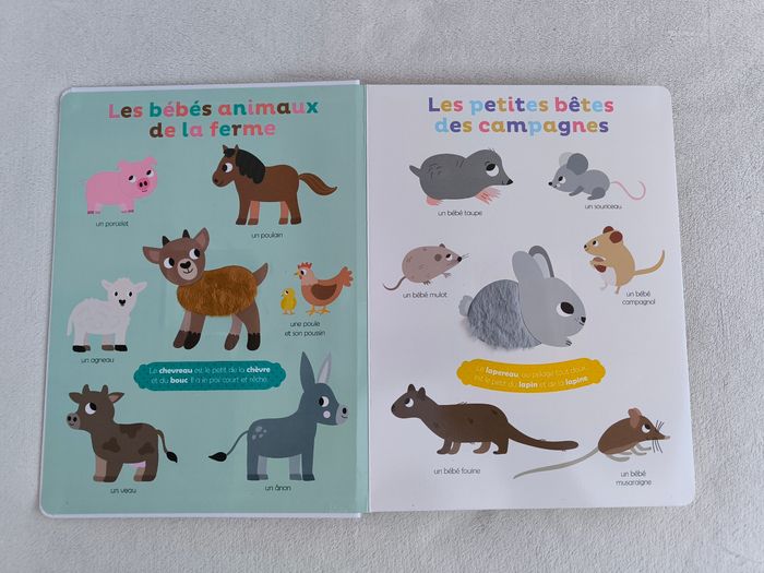 Livre Mes premiers bébés animaux à toucher Auzou - photo numéro 4