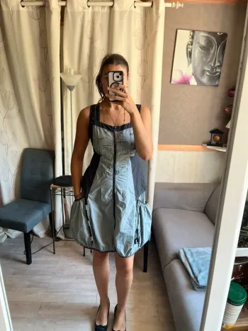 Robe parachute vintage grunge tie and dye cargo baggy
