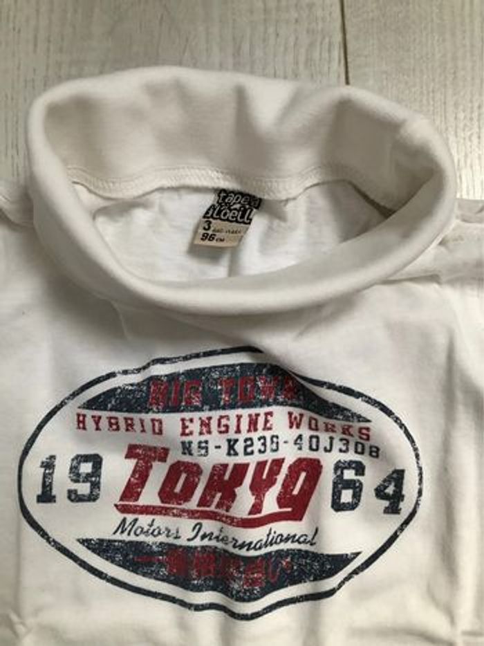 Tee-shirt col roulé garçon en 3 ans - photo numéro 3