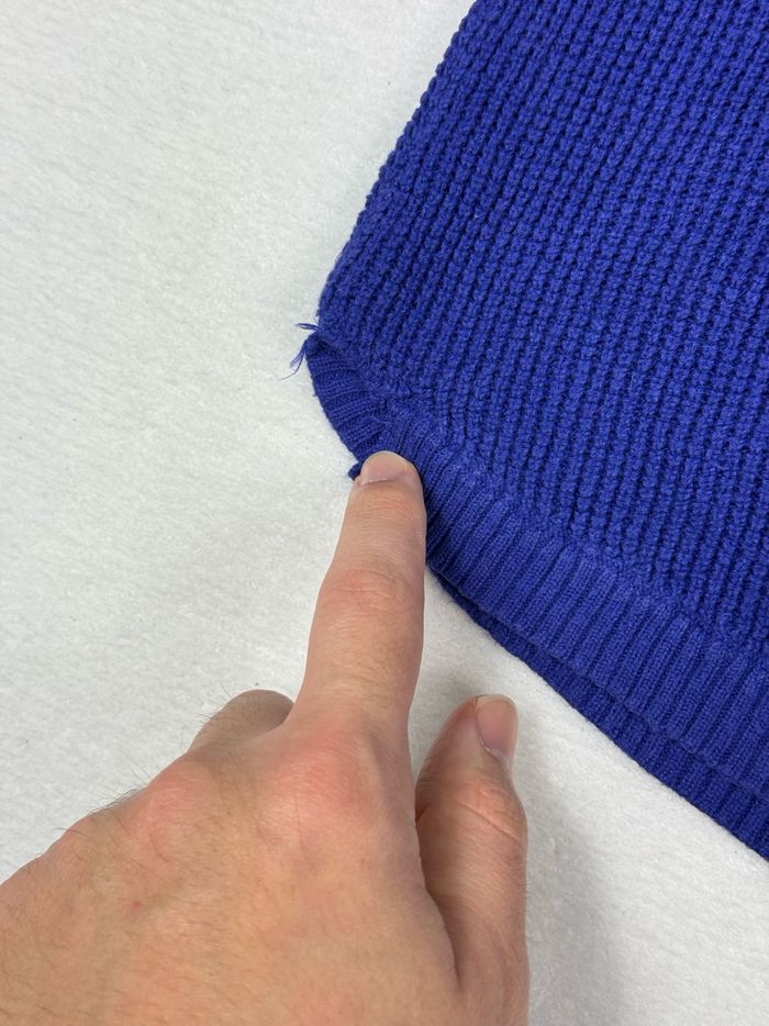 Pull col roulé Ralph Lauren bleu électrique Taille L femme - photo numéro 6