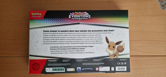 Coffret évolutions prismatiques pochette - carte pokémon - photo numéro 2