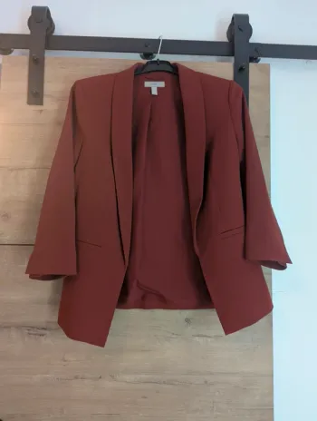 Blazer terracotta rouille