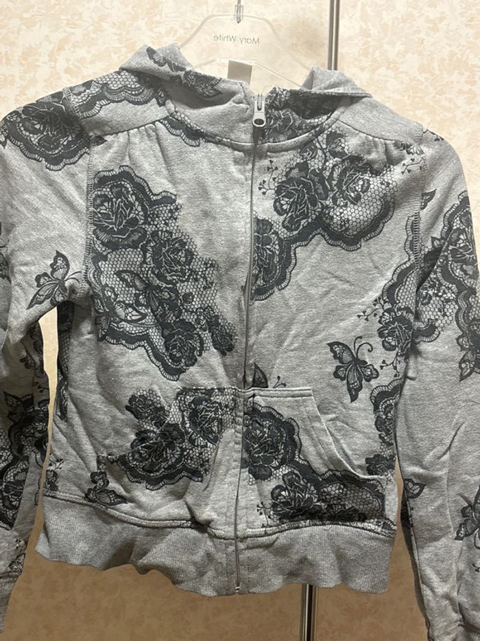 Veste fleurie taille 11/12ans marque h&m young - photo numéro 2