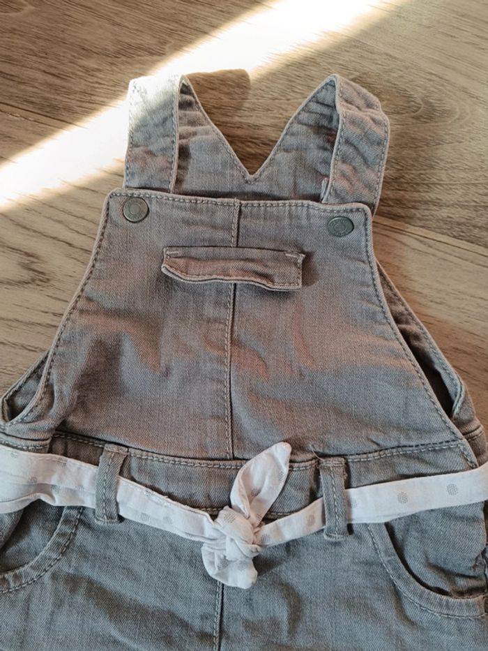 Robe salopette bébé fille 6mois - photo numéro 2