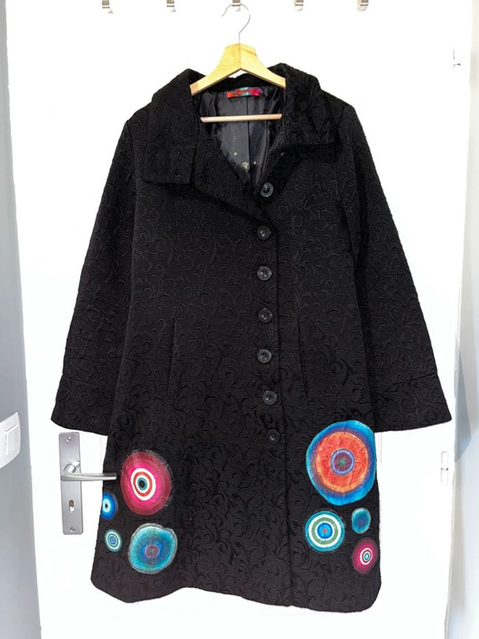 Manteau Desigual noir, taille L