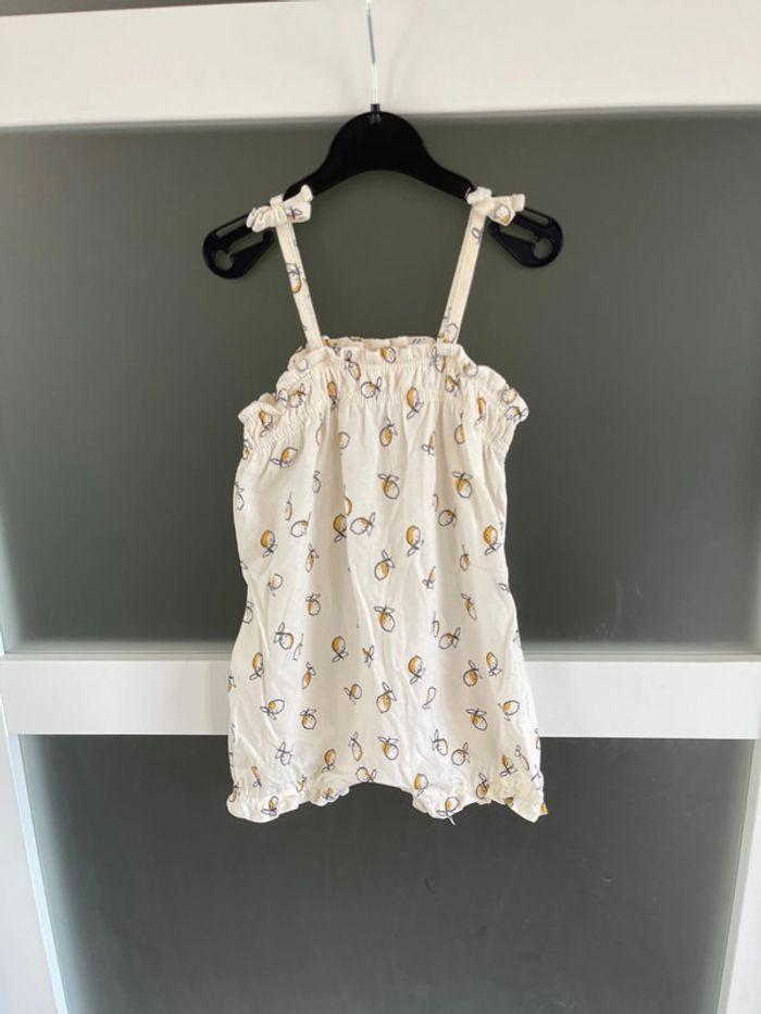 Combi short vertbaudet citron 🍋