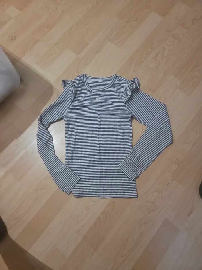 Tee shirt manche longue taille 146.153 cm