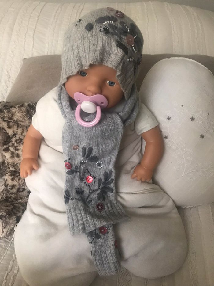 Ensemble bonnet et écharpe