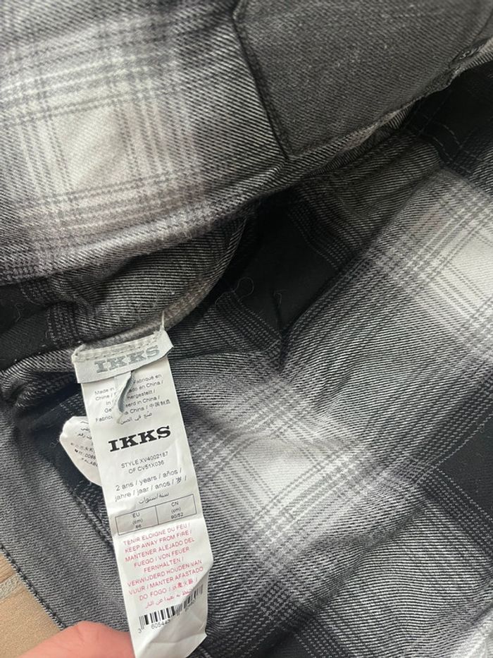 Veste molletonnée ikks 2 ans réversible - photo numéro 4