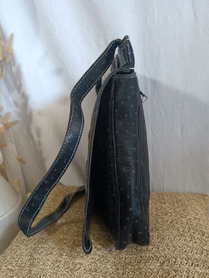 Kenzo | Sac cuir bandoulière | 30x30 - photo numéro 7