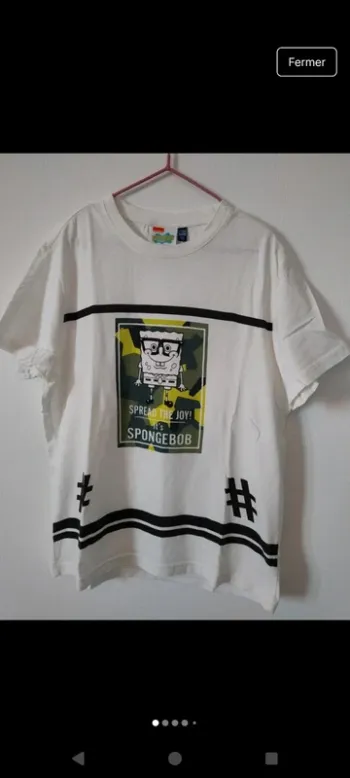 T-shirt garçon en 100% coton