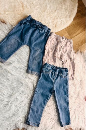 3 pantalons bébé fille 