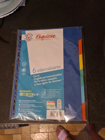 Intercalaires neufs